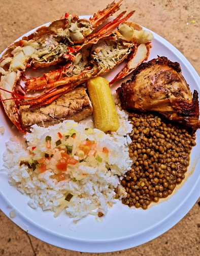 repas creole sortie bateau